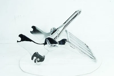 08 Harley Touring Street Glide OEM Trasero Sissy Bar Rail Sissybar Desmontable Foto 1 de 4