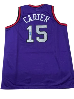 Camiseta Personalizada Vince Carter Firmada Toronto Raptors PSA ADN Autenticada Foto 1 de 4