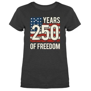 250 Años del Día de la Independencia Americana Bandera de Estados Unidos 4 de Julio Camiseta Patriótica - Imagen 1 de 10