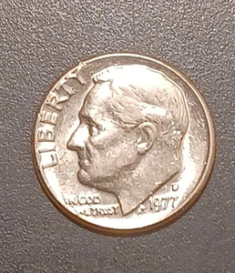 1977-D Roosevelt Dimes US Münzen Sammlung zirkuliert (#1) - Bild 1 von 2