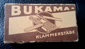 Alte DDR Heftklammern Bukama Gerät Knirps VEB Leipzig Berlin Tacker Verpackung  - Bild 1 von 6