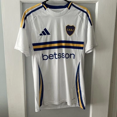 Camiseta deportiva Adidas 2024-25 Boca Juniors Stadium visitante para hombre (pequeña) Foto 1 de 4