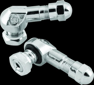 BikeMaster Valve Stem 2/Piece Pack Chrome 151789 - Image 1 of 4