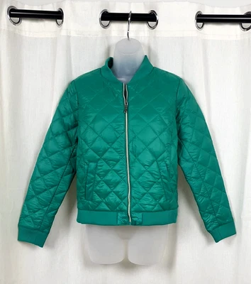 La Redoute Zip Up Quilted Jacket Green Size 12 Uk CR057 HH 16 - Image 1 of 4