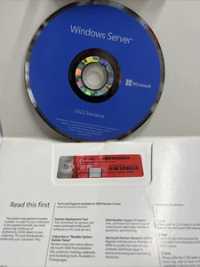 Microsoft Windows Server 2022 Standard 16 Core DVD - Picture 1 of 1
