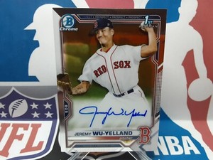 ⚾️2021 Bowman Chrome Prospects Auto Jeremy Wu-Yelland #CPA-JW