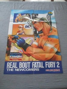 >> REAL BOUT FATAL FURY 2 II GAROU DENSETSU NEO GEO FREAK SNK B2 SIZE POSTER! << - Bild 1 von 1
