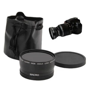 Wide Angle and Macro Lens 58mm 0.45x0.45 for Canon EOS /400D/450D/500D/600D 350D - Picture 1 of 8