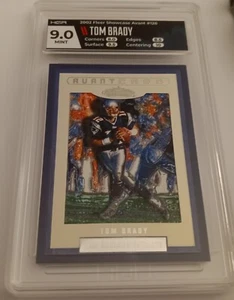 2002 TOM BRADY Fleer Showcase Avant NFL Card #126 HGA 9 MINT HOF HIGHEST GRADE! - Picture 1 of 2