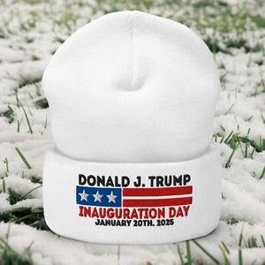 Trump 47 Inaugurazione Day 2025 MAGA Berretto Berretto in Maglia per Uomo Donna - Foto 1 di 27