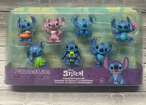 2024 - Juego de figuras coleccionables Disney Stitch 7 piezas - Nuevo en paquete - Imagen 1 de 2