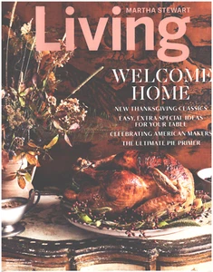 MARTHA STEWART LIVING Magazine November 2018 Thanksgiving Table Ideas Pie School - Picture 1 of 1