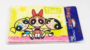 Juego de 8 notas y sobres de agradecimiento Designware Power Puff para niñas nuevos - Imagen 1 de 5