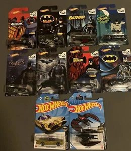2014 Hot Wheels 75 Years Of Batman  COMPLETE SET Mattel DC Comics W/BONUS! - Picture 1 of 3