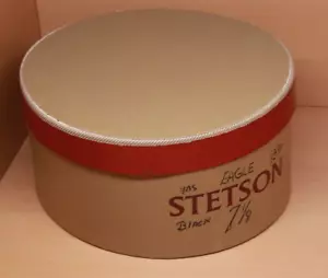 RARO ~~ Caja de Sombrero de Vaquero Stetson ~~ Caja Vacía De Colección Solo ~ Ver Imagen ~~ - Imagen 1 de 21