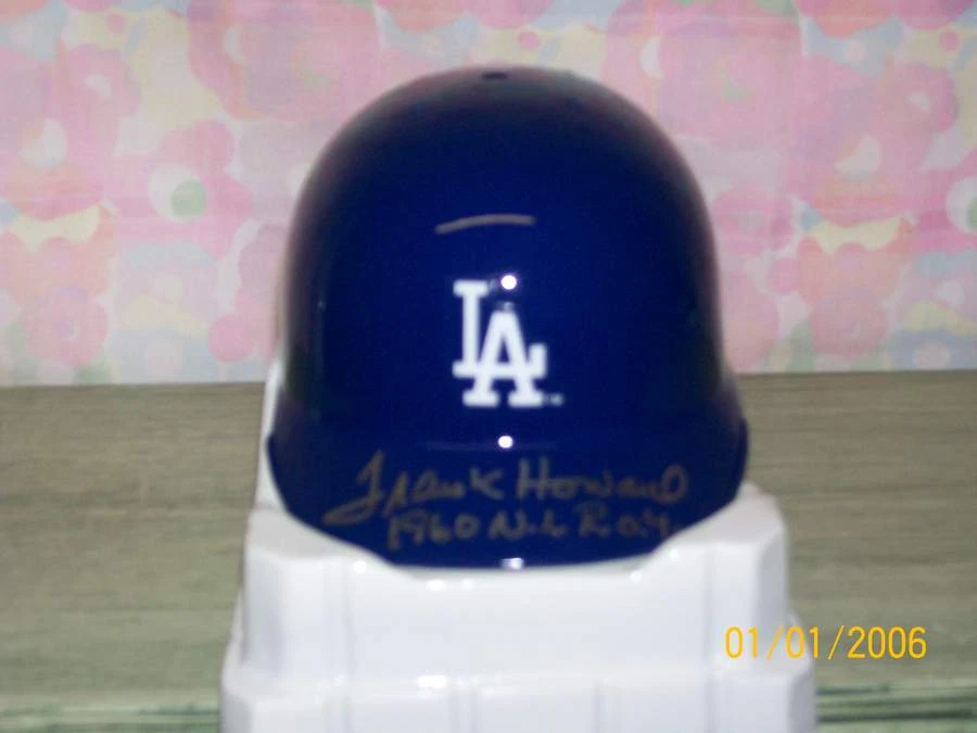 FRANK HOWARD SIGNED LOS ANGELES DODGERS BATTING HELMET 60 ROY RIP! - Image 1 of 1