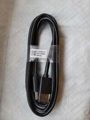 DELL 6FT BLACK DISPLAYPORT MALE TO DISPLAYPORT MALE CONNECTORS VIDEO CABLE KTJ8Y - Image 1 of 3