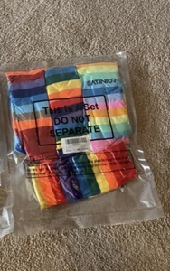 Set Of 4 Kids Long Knee Thigh Socks Children's Costume Or Every Day Rainbow 🌈 - Picture 1 of 1