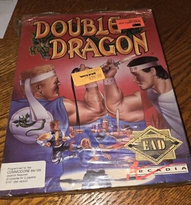 Commodore 64 Double Dragon Tradewest Arcadia 1988 Open Box Instructions Included - Picture 1 of 14