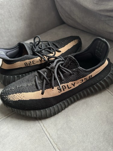 Adidas Yeezy BY1605 scarpe da ginnastica sneakers rame autentiche taglia UK12