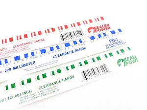 3x Plastigage Blue Red Green Main Rod Bearing Clearance Gauge Indicator Tool - Picture 1 of 2