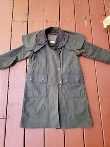 Outback Trail Duster Jacket Kids Size 4-6 Brown Long Canvas Foxfire Overcoat - Picture 1 of 8