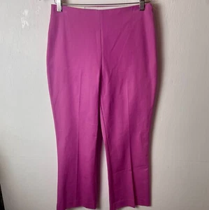 Pantalones de tiro alto A New Day para mujer talla 8 R cremallera lateral púrpura - Imagen 1 de 10