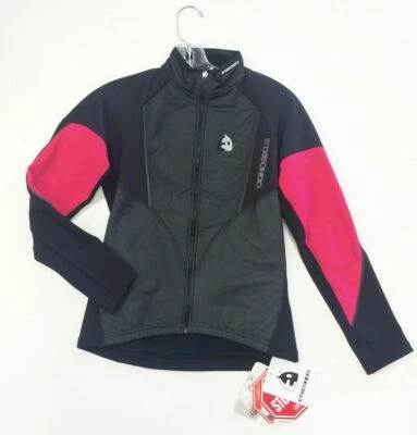 Women's Winter Cycling Jacket in Black and Pink - Size S - Seida by ETXEONDO - Image 1 of 2