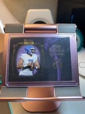 2022 Wild Card MATTE Smoking Guns Black - Purple Smoke Sam Howell Rookie RC