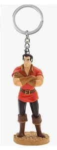 Disney Gaston Villain Beauty and The Beast 3.5” PVC keychain / keyring - Picture 1 of 1