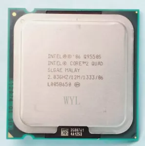 Processore CPU Intel Core 2 Quad Q9550S 4-Core 2,83 GHz/12 M/1333 SLGAE LGA775 - Foto 1 di 4