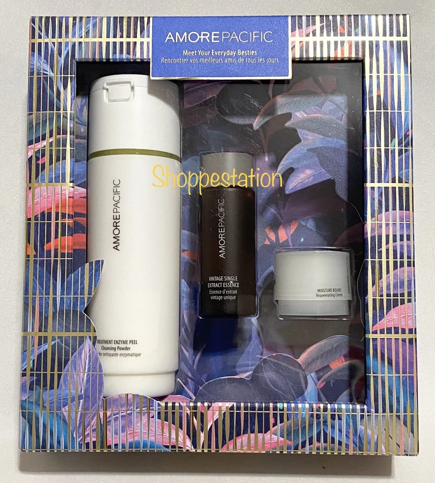 RARE AMORE PACIFIC AMOREPACIFIC GIFT SET TREATMENT ENZYME PEEL