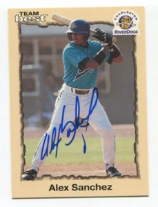 1998 Team Best Alex Sanchez Signed Card Baseball Autograph AUTO #42 - Picture 1 of 2