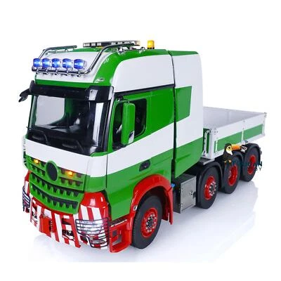 1/14 LESU RC Tractor Truck 8*8 Metal Chassis Painted Remote Control Car Models - Image 1 of 4