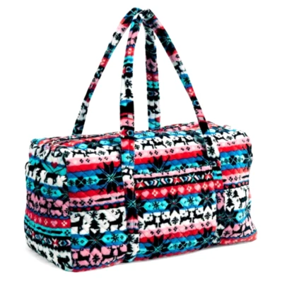 Bolso de Lona de Viaje Grande Vera Bradley Rayas Nórdicas Multi Foto 1 de 4