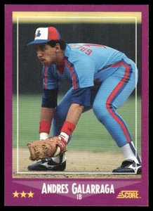 Partitura 1988 Andrés Galarraga Montreal Expos #19 - Imagen 1 de 2
