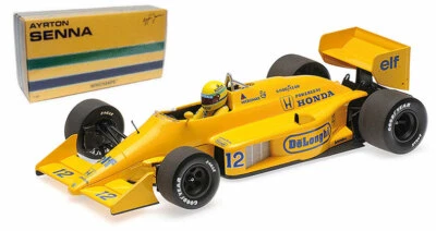 Minichamps Lotus Honda 99T Winner Monaco GP 1987 - Ayrton Senna  1/18 Scale - Image 1 of 4