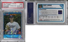 2007 Bowman Draft Chrome Picks Rookie X-Fractor /225 Cory Luebke PSA 9 MINT Auto