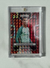 2018 Panini Prizm World Cup - Red Mosaic Prizm #154 Cristiano Ronaldo Portugal
