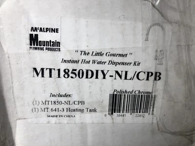 Mountain Plumbing MT1850DIY-NL/CPB Traditional Hot Water Dispenser W/ Tank NEW - Image 1 of 3