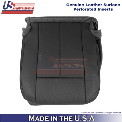 2007-2014 For Ford Expedition Genuine Leather Perf Driver Bottom Cover Charcoal - Imagem 1 de 4