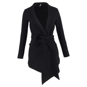 Dior Accappatoio Asimmetrico Pavone in Lana Nera - Foto 1 di 5