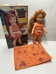 BAMBOLA VINTAGE IDEAL VELVET’S SISTER CINMMON - SCATOLA ORIGINALE ANNI ’70 - Foto 1 di 12