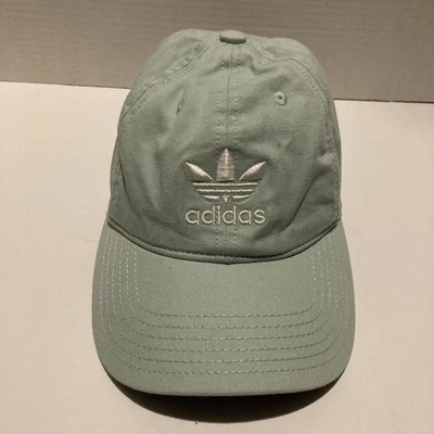 Adidas шляпа крышка ремень назад трилистник вышитый папа мужской один размер бейсбол гольф - Изображение 1 из 4