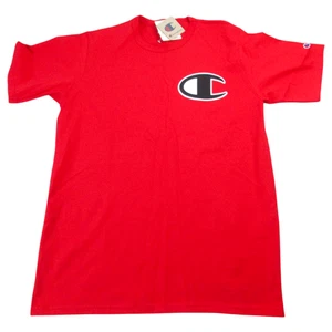 Champion Heritage Tee Shirt Mens XL Red Embroidered Logo Short Sleeve Crew Neck - Picture 1 of 9
