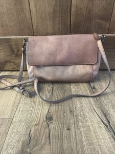 FRYE Stiefel Vintage hellbraun apricot Leder Crossbody Handgelenktasche - Foldover Multi Tasche - Bild 1 von 14