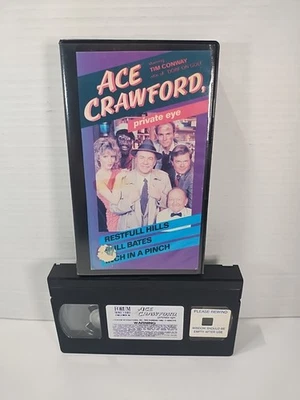 Ace Crawford: Private Eye (1983) VHS ~ 3 Episodes ~ Tim Conway -1989 Forum Video - Image 1 of 4