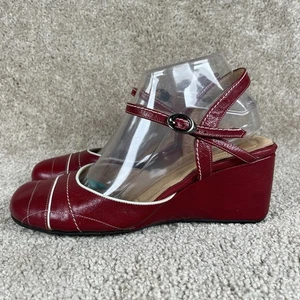 Arche Lulu Sandals Shoes Womens Size 39 (U.S 8) Wedge Leather Strappy Closed Toe - Picture 1 of 15
