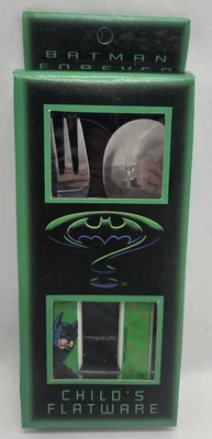 Batman Forever Juego de Cubiertos Infantiles Nuevo en Caja 1995 Foto 1 de 3