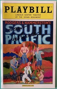TED SPERLING (solo) firmado/inscrito South Pacific Playbill Kelli O'Hara 2008 - Imagen 1 de 1